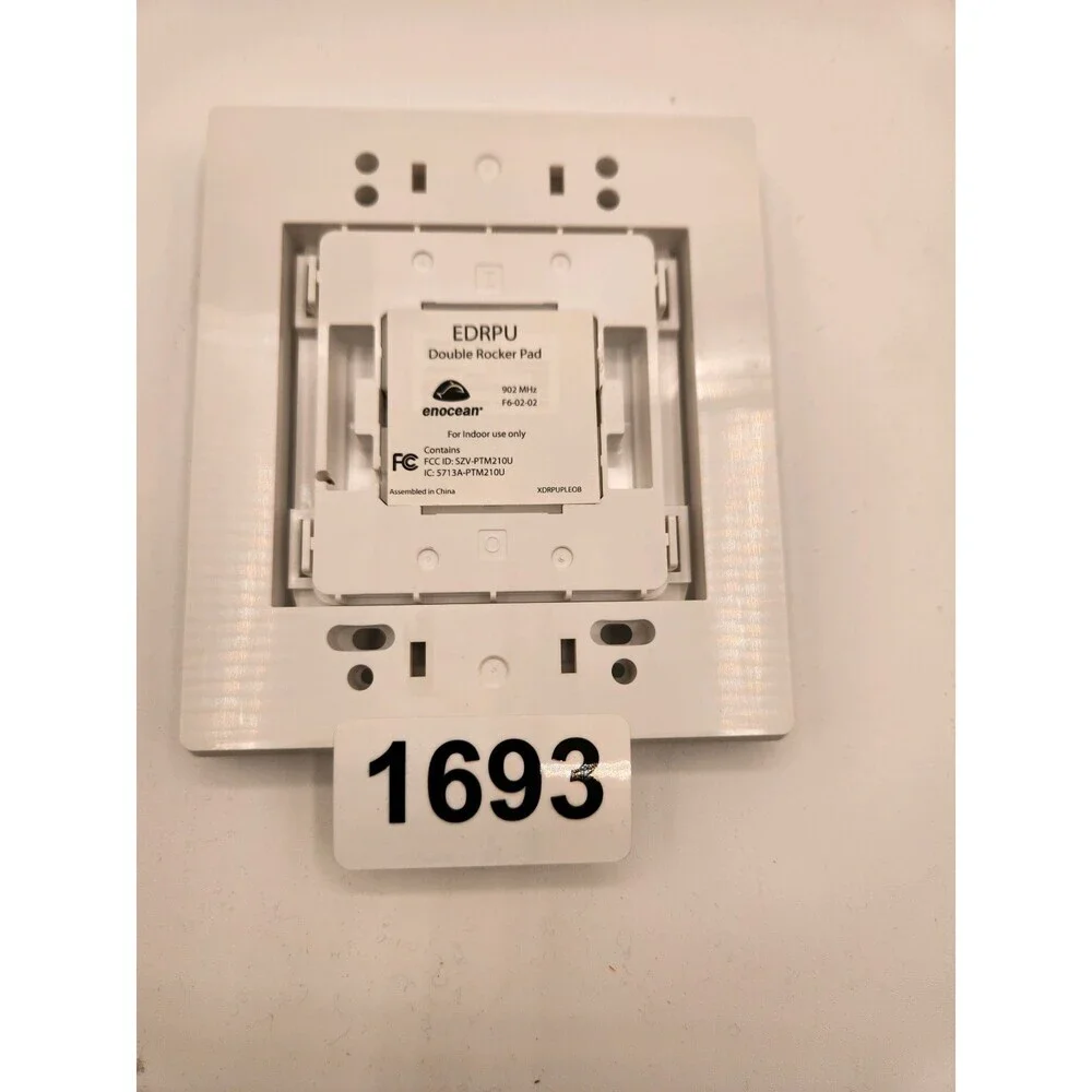 Fulham EnOcean Single Rocker Pad Bluetooth Switch ESRPB-W-EO, 2.4GHz New